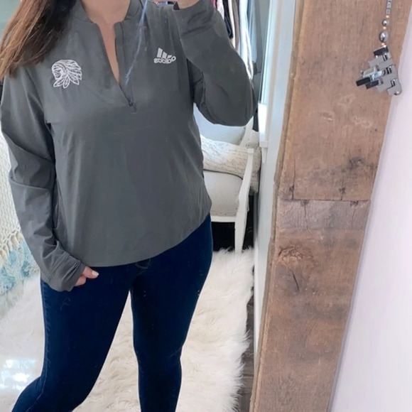 adidas Jackets & Blazers - Adidas jacket size medium grey FSU collegiate